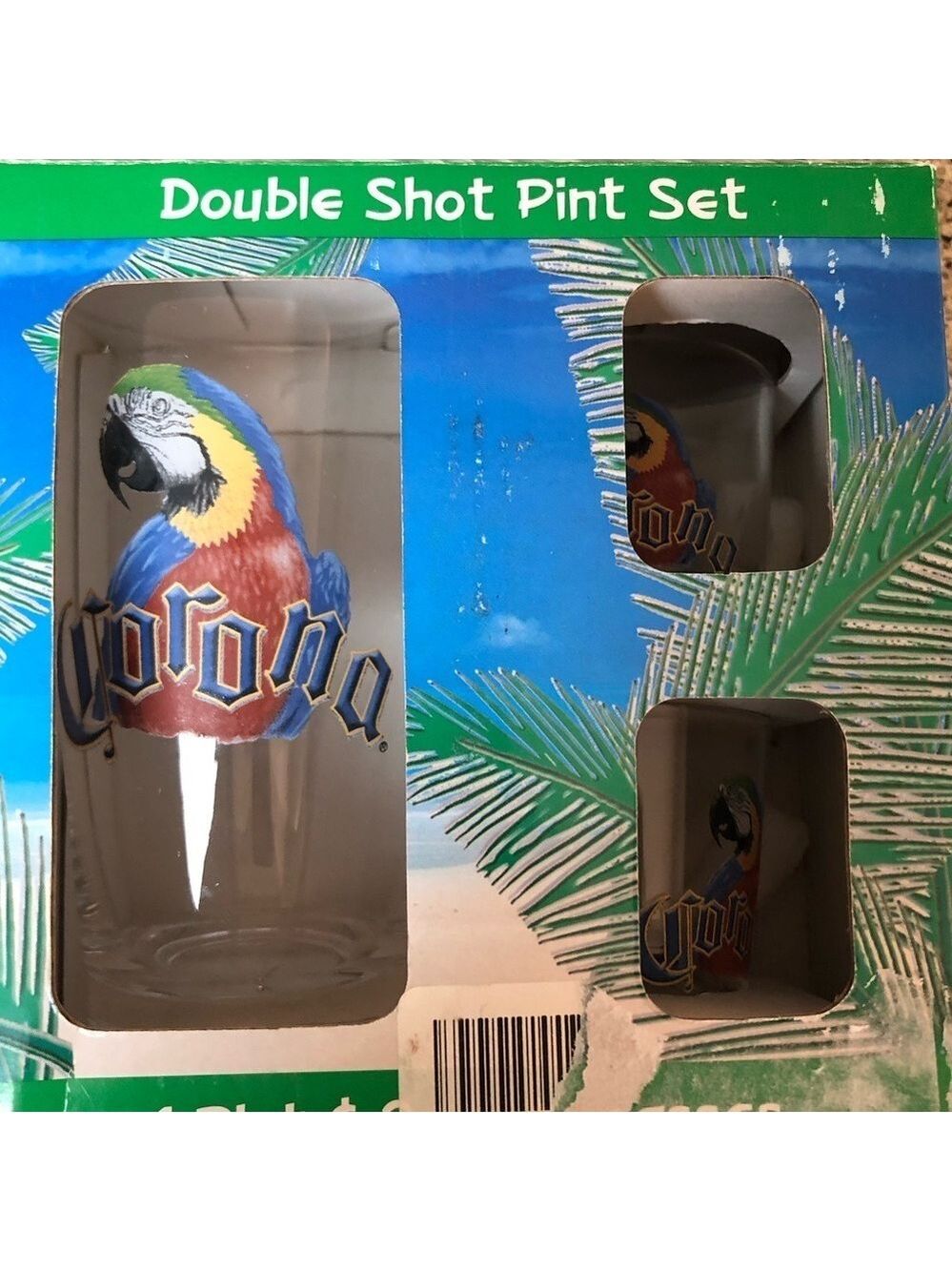 Corona Double Shot and Pint Glass